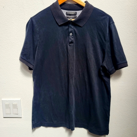 Black Mens Polo Luxury soft - Picture 1 of 6